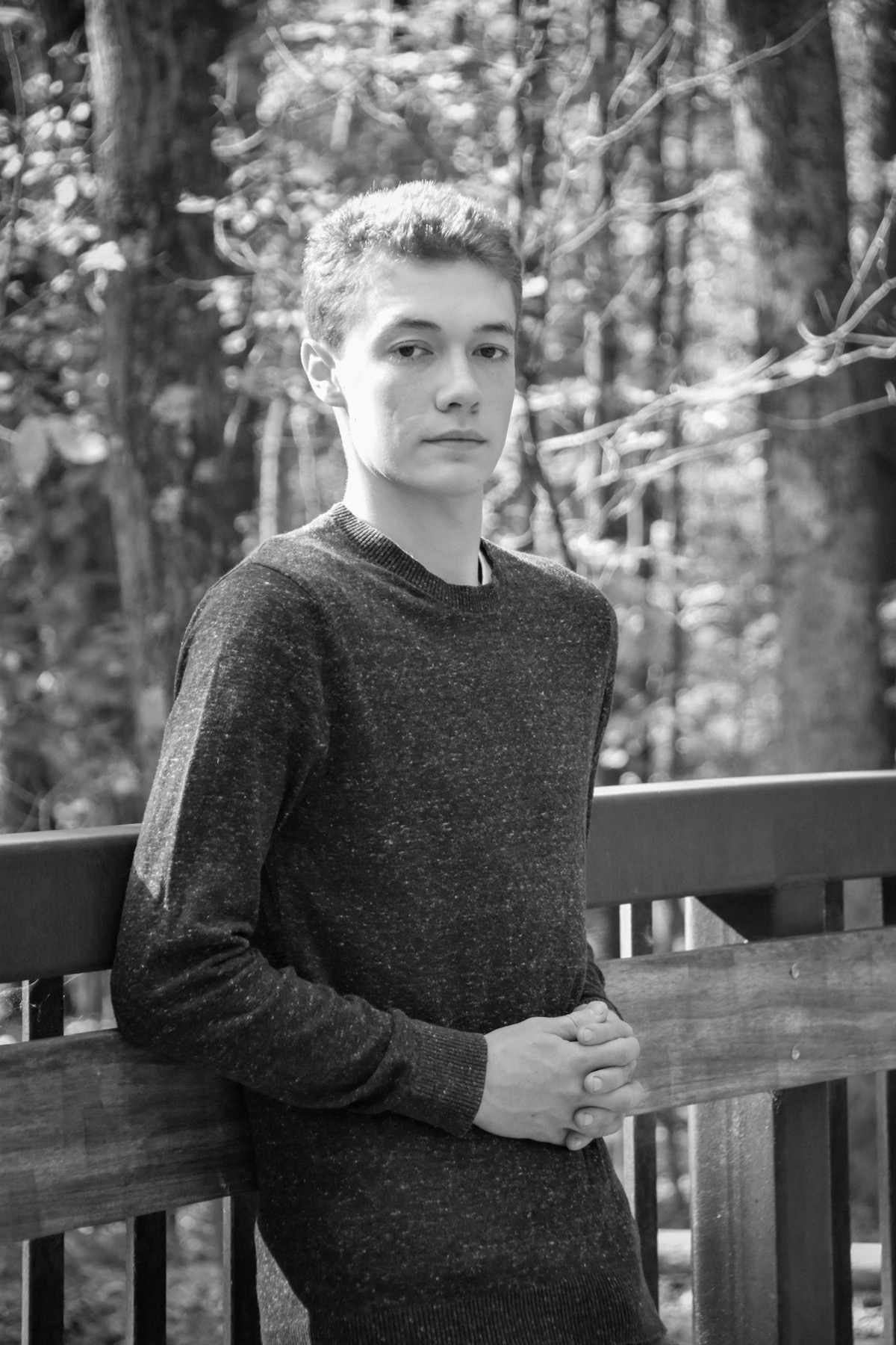 Professional senior portrait by Photos by B4